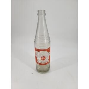 Vintage 40s 50s Hires R-J Root Beer Bottle 12oz ACL Soda Glass Philadelphia, PA